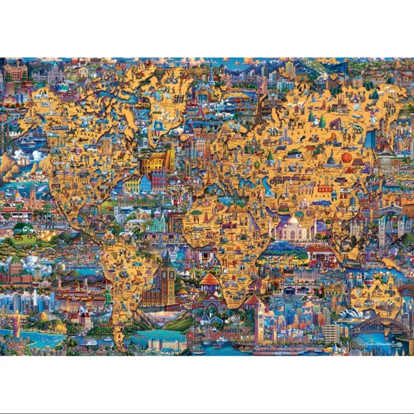 Dowdle Jigsaw Puzzle BEST OF THE WORLD 500 Pieces - Picture 2 of 4